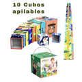 Cubos Apilables Didácticos para Niños | Bloques de Cartón Educativos y Sensoriales - imagen 7