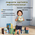 Cubos Apilables Didácticos para Niños | Bloques de Cartón Educativos y Sensoriales - imagen 8