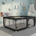 Corral de Juego para Bebé Rectangular | Área Segura Infantil con Malla Protectora - imagen 3