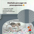 Corral de Juego para Bebé Rectangular | Área Segura Infantil con Malla Protectora - imagen 10