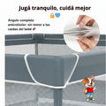 Corral de Juego para Bebé Rectangular | Área Segura Infantil con Malla Protectora - imagen 11