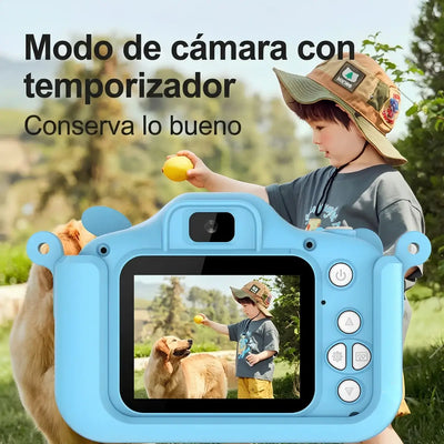 Cámara Digital Infantil Recargable | Fotos y Video para Niños Juguete Creativo