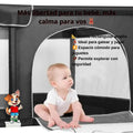 Corral de Juego para Bebé Rectangular | Área Segura Infantil con Malla Protectora - imagen 12