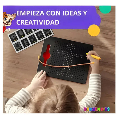 Pizarra Imantada Con Lápiz De Imanes 23x18