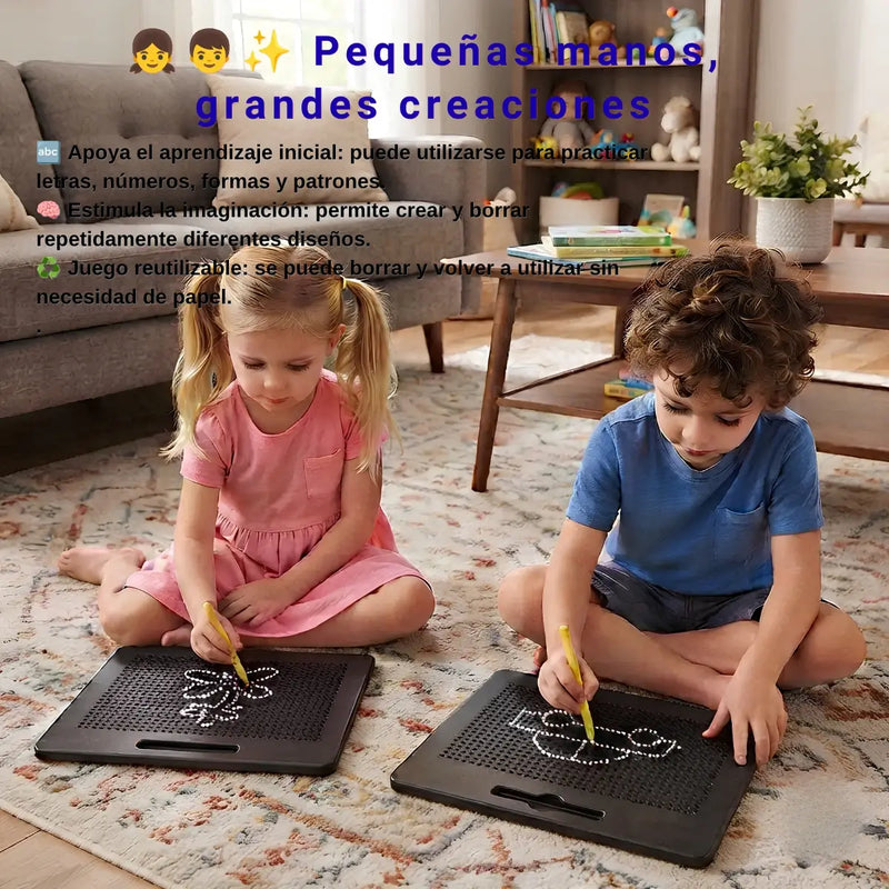 Pizarra Magnética Infantil 29x26 cm con Lápiz Imantado Didáctico