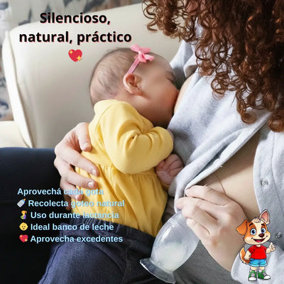 Extractor Manual De Leche Materna Nuby Silicona Portátil