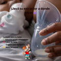 Extractor Manual De Leche Materna Nuby Silicona Portátil - imagen 6