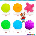 Pelotas Sensoriales Set De 6. Juguetes Para Bebé - imagen 8