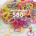Kit de Gomitas Flor para Pulseras Infantil | Set Creativo para Armar Accesorios - imagen 3