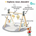 Gimnasio Nordico Infantil Madera Con Alfombra Actividades - imagen 6