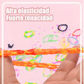 Kit de Gomitas Flor para Pulseras Infantil | Set Creativo para Armar Accesorios - imagen 6