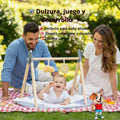 Gimnasio Nordico Infantil Madera Con Alfombra Actividades - imagen 10