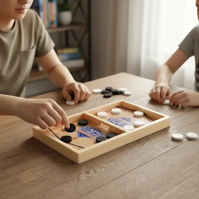 Juego De Mesa Mini Hockey Con Puck Futbolito Con Dedos Niños