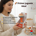 Sonajero Mordillo para Bebé Tipo Mancuerna | Juguete Sensorial Didáctico y Seguro - imagen 3