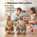 Peluche Canguro con Cría | Juguete Suave y Tierno para Niños - imagen 5
