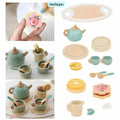 Juego De Té De Madera Infantl 15pcs Juguete Didáctico - imagen 8