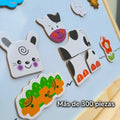 Pizarra 2 en 1: Imantada Con Piezas y Tizas - imagen 3
