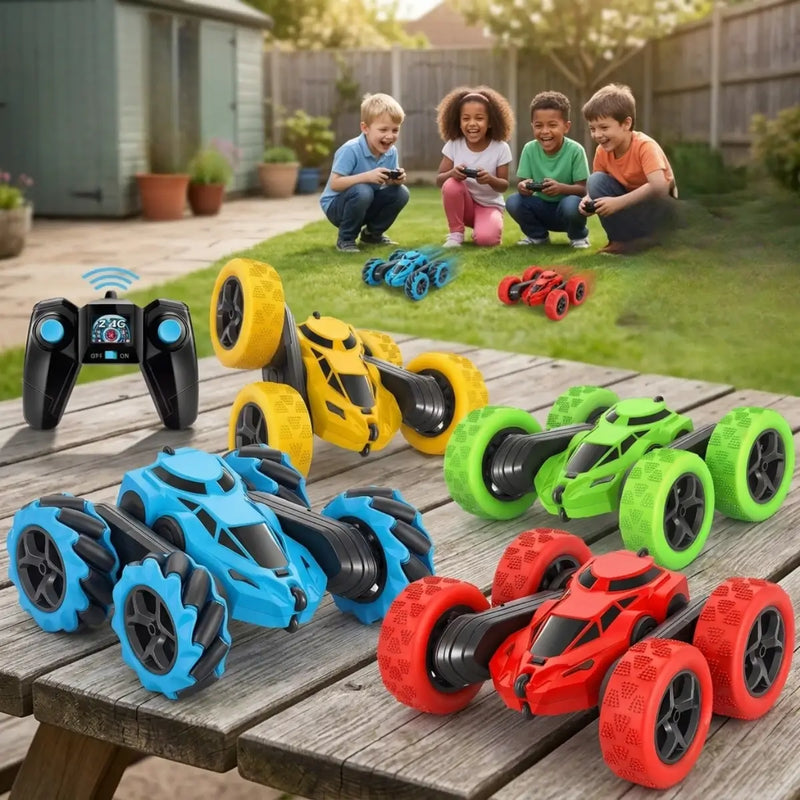 Auto de Carreras a Control Remoto 2.4G para Niños | Vehículo RC Rápido y Resistente con Luces
