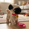 Perro Inteligente Peluche Camina Ladra Y Habla Repite Voces - imagen 3