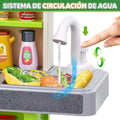 Cocinita de Juguete con Luces y Sonidos | Set de Cocina Infantil Educativo con Accesorios y Funciones Realistas - imagen 3