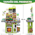 Cocinita de Juguete con Luces y Sonidos | Set de Cocina Infantil Educativo con Accesorios y Funciones Realistas - imagen 5