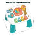 Mesa de Actividades Musical para Bebés | Juguete Didáctico Interactivo con Sonidos y Luces - imagen 5