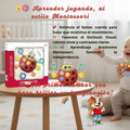 Juguete sensorial Montessori mariquita tirable para bebés - imagen 4