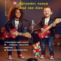 Guitarra eléctrica infantil con luces y sonidos musicales - imagen 12
