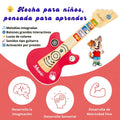 Guitarra eléctrica infantil con luces y sonidos musicales - imagen 14