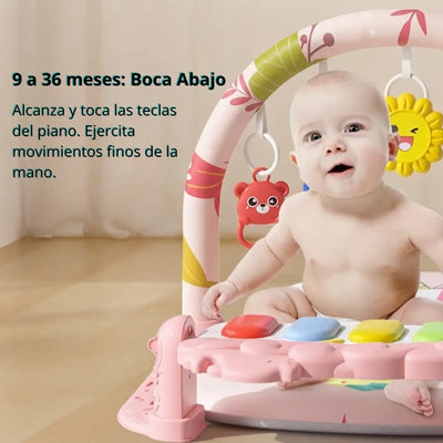 Alfombra Musical para Bebés con Actividades | Tapete Interactivo con Sonidos y Luces