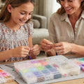 Kit de Cuentas de Arcilla Polimérica 24 Colores | Set para Pulseras y Collares DIY Infantil - imagen 8