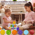Cubo Sensorial Montessori con Bandas Elásticas | Juguete de Encastre para Bebés con Formas - imagen 11