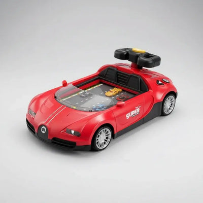 Pista de Autos Infantil con Volante | Juego de Carreras con Luz y Sonido Interactivo