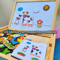 Pizarra 2 en 1: Imantada Con Piezas y Tizas - imagen 4