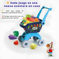 Carrito de Compras Infantil con Accesorios | Juguete de Imitación Educativo para Niños - imagen 3
