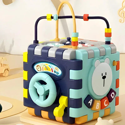 Cubo de Actividades Didactico Montessori Con Sonido y Luces