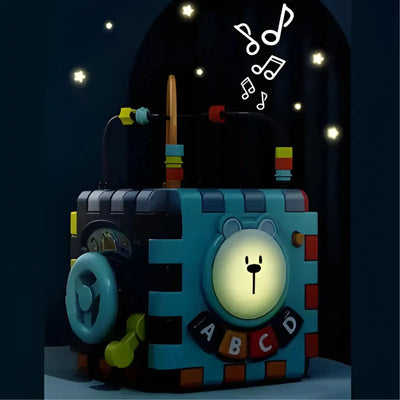 Cubo de Actividades Didactico Montessori Con Sonido y Luces