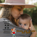Fular Portabebé Ergonómico de Algodón Elástico | Cargador Suave y Seguro para Bebés - imagen 4