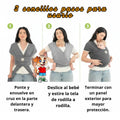 Fular Portabebé Ergonómico de Algodón Elástico | Cargador Suave y Seguro para Bebés - imagen 8