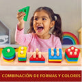 Puzzle Montessori de Encastre y Formas | Juguete Educativo de Clasificación para Bebés y Niños - imagen 5