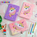 Libreta Unicornio Plush A5 para Niñas | Cuaderno Peluche Suave y Creativo - imagen 3