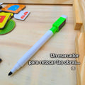 Pizarra 2 en 1: Imantada Con Piezas y Tizas - imagen 5