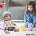 Muñeca Bebé Reborn 41cm con Accesorios | Bebote Realista para Juego de Cuidado Infantil - imagen 11
