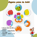 Mordillo Sonajero de Silicona para Bebé | Juguete Sensorial Suave y Seguro - imagen 3