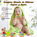 Mordillo Sonajero de Silicona para Bebé | Juguete Sensorial Suave y Seguro - imagen 5