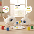 Figuras para pintar: Fish, Shark and Dino - Coloreable + Temperas + Pincel - imagen 10