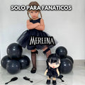 Merlina Muñeca Wednesday Infantil Animada - imagen 2