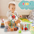 Pack 4 en 1 Juguetes Montessori | Kit Didáctico Infantil de Coordinación y Aprendizaje - imagen 2