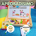 Pizarra 2 en 1: Imantada Con Piezas y Tizas - imagen 11
