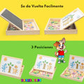 Pizarra 2 en 1: Imantada Con Piezas y Tizas - imagen 13